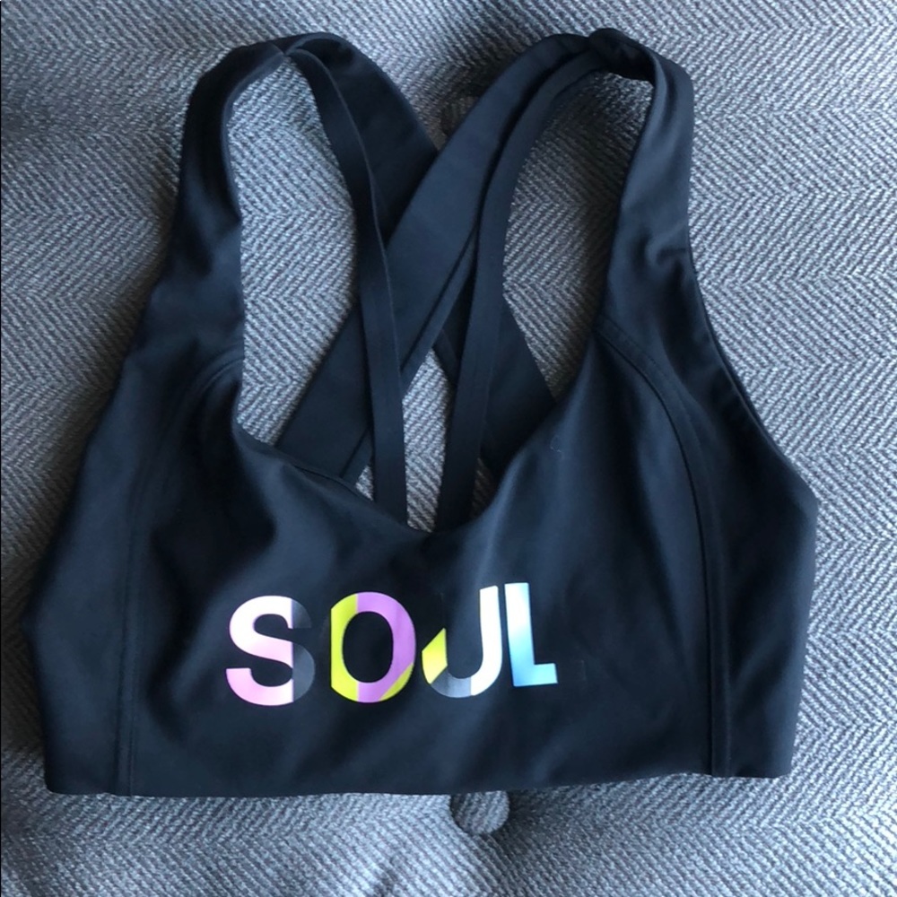 lululemon Sweat Times Bra w/ Pop Soul Size 6